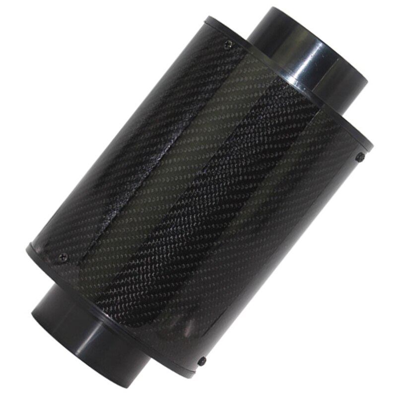Universal Auto Car Carbon Fiber Induction Ram Filter Box Cold Air Intake System With Intake Hose Car Cold Air Filter Induction