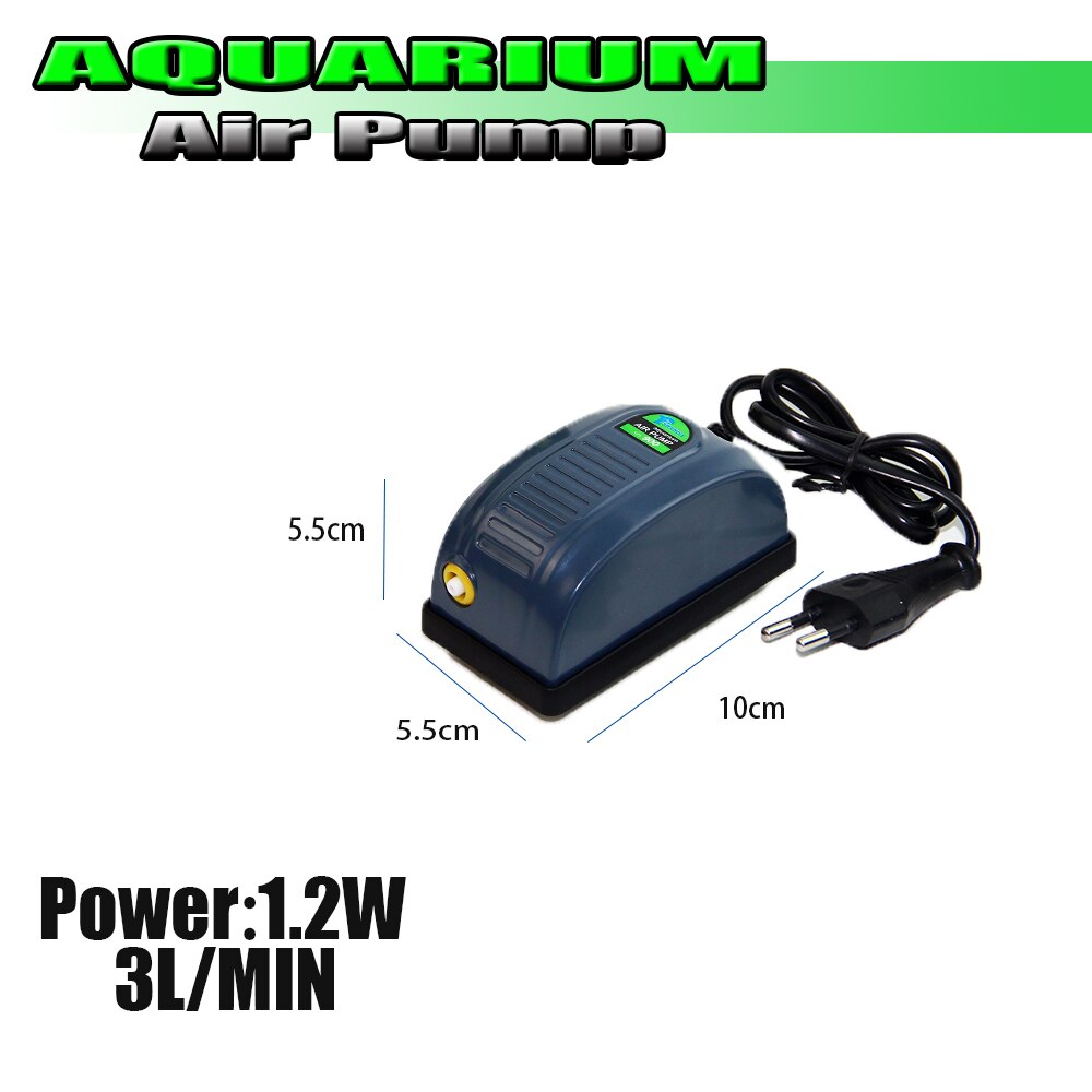 AQUARIUM LUCHTPOMP AC 220-240V KLEINE Luchtpomp Enkele Outlet Aquarium Luchtpomp Zuurstof Luchtpomp EU Plug