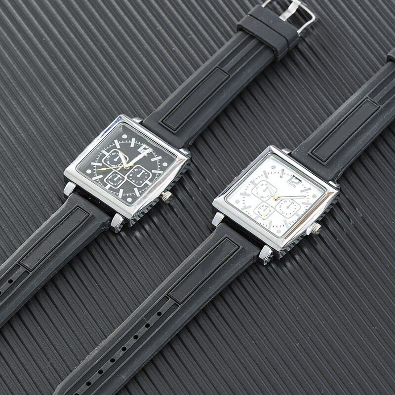 Beroemde Populaire Horloges Voor Mannen Luxe Big Dial Siliconen Band Horloge Heren Quartz Horloges Sport Klok Relogio Masculino
