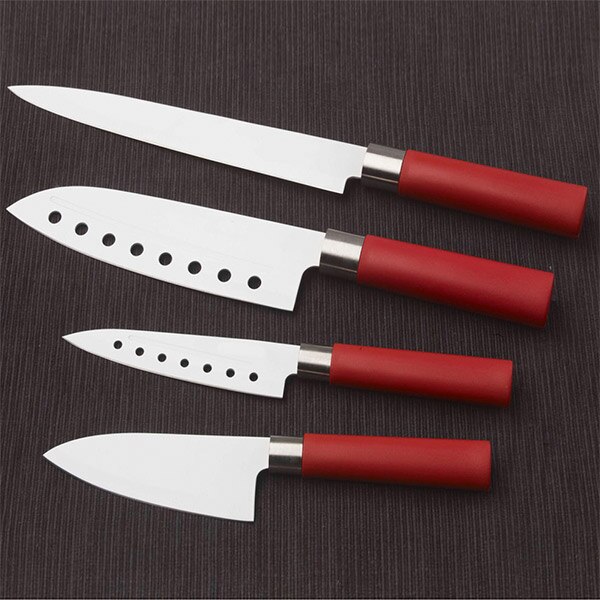 Cecotec Santoku cuchillos con revestimiento de cerámica (Juego de 4)