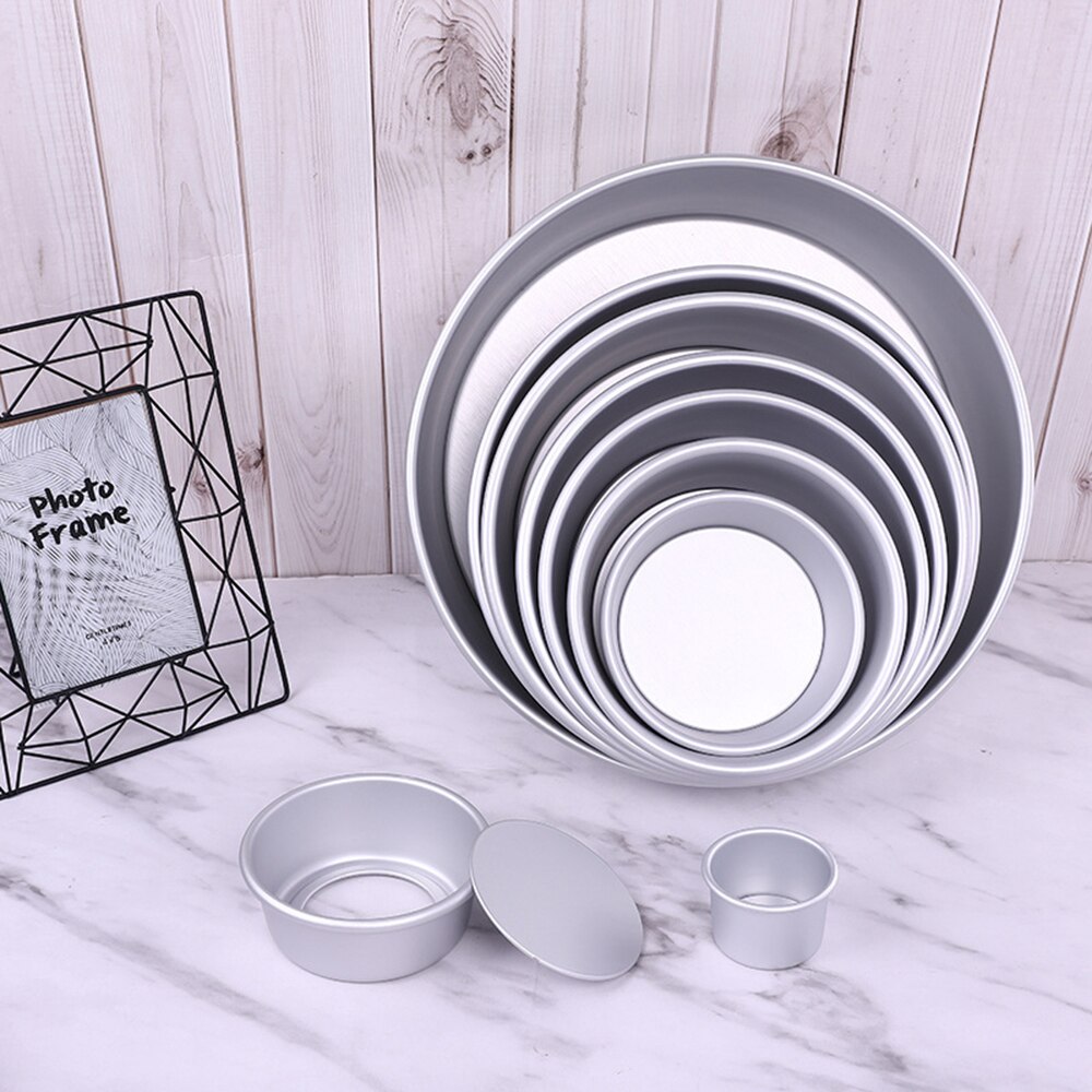 Heightened Round Cake Mold Non-Stick Baking 4/5/6/7/8/9/10 Inch Mousse Tart Cake Mold Removable Bottom Baking Tray Baking Tools