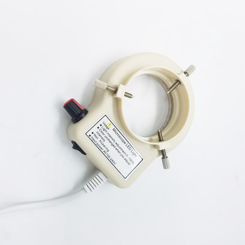 Verstelbare Microscoop Led Ring Light Illuminator Lamp Voor Stereo Microscoop Uitstekende Cirkel Licht