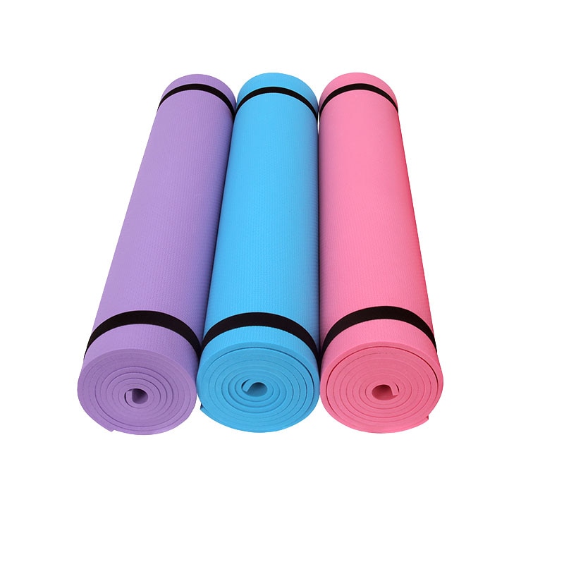 173*61cm eva yogamåtter smagløse fitnessmåtter 6mm tykke skridsikre fitnesspads sportspads til yoga øvelse pilates gymnastiksport