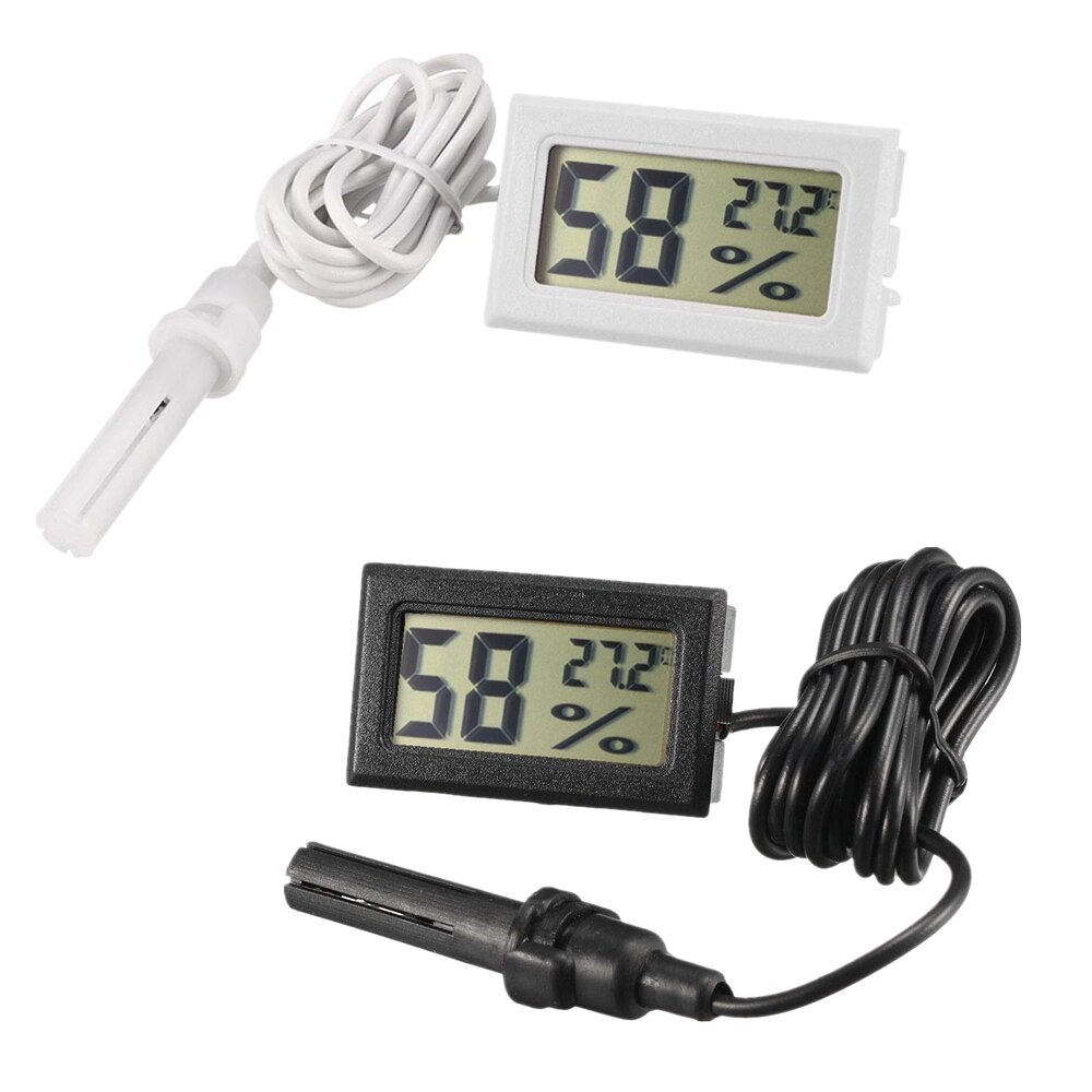 Mini Digitale Lcd Indoor Handig Temperatuursensor Vochtigheid Meter Thermometer Hygrometer Gauge Indoor Thermometer Hygrometer