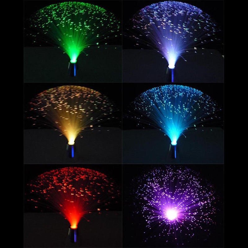 in-home Calming Autism Sensory LED Light Lamp Multicolour Fibre Optic Ice Relax Changing