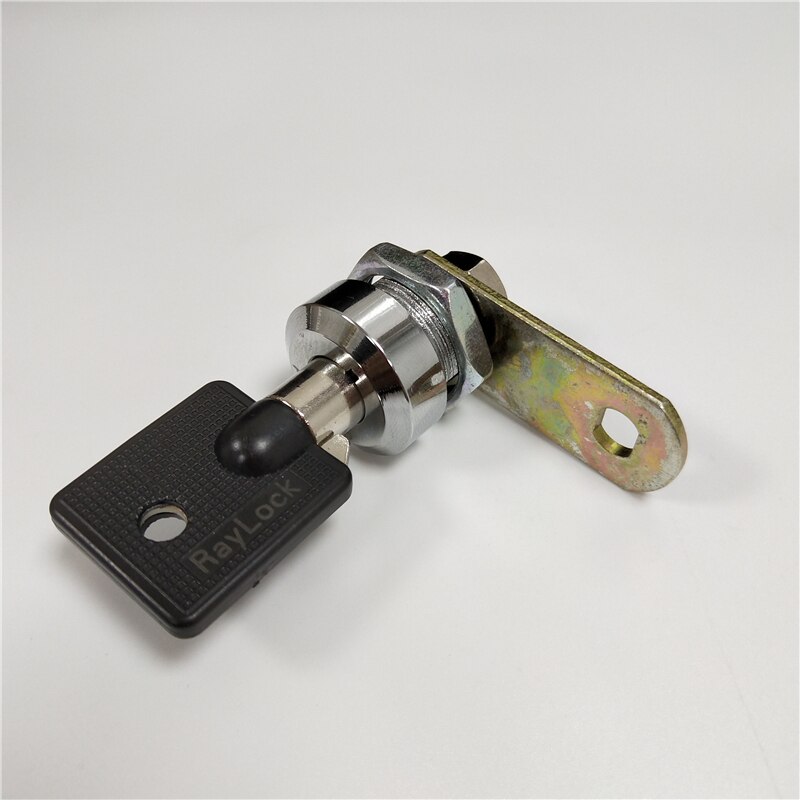 Raylock 5 pieces round head zinc alloy cam lock tubular key pin lock 90 degree rotation turn lock