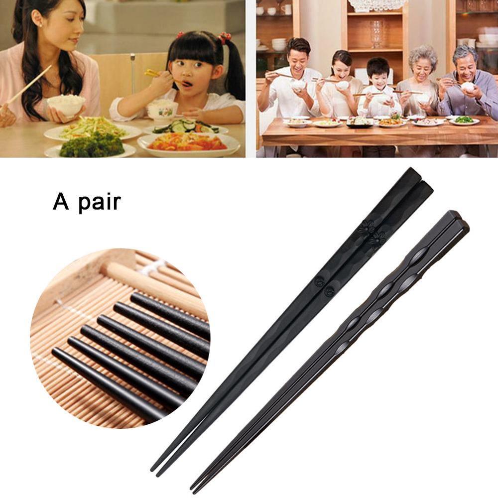 1 paar japanse eetstokjes, legering, antislip, sushi-voedsel, herbruikbare stokjes, eetstokjes, palillos, japanse stokjes, chinese  u0 s 8