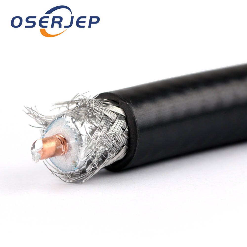 50-7 RG8/KSR400 RF Coaxial Cable Connector Coax shielded Pigtail 1m 5m 10m 30m Wires Cable