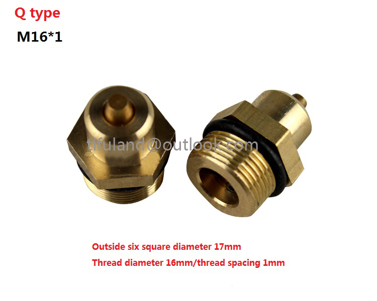 Inflatable Shaft Inflation Nozzle Pneumatic Shaft Nozzle Air Shaft Nozzle Air Expanding Shaft Valve: Q type