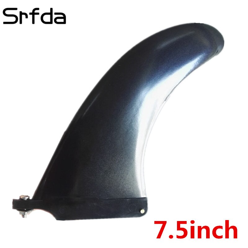srfda surfboard fins Dolphin 6.5inch7.5inch8inch9inch10inch Longboard Fin - Black surf fin 70%nylon+30%fiberglass: 7-5inch