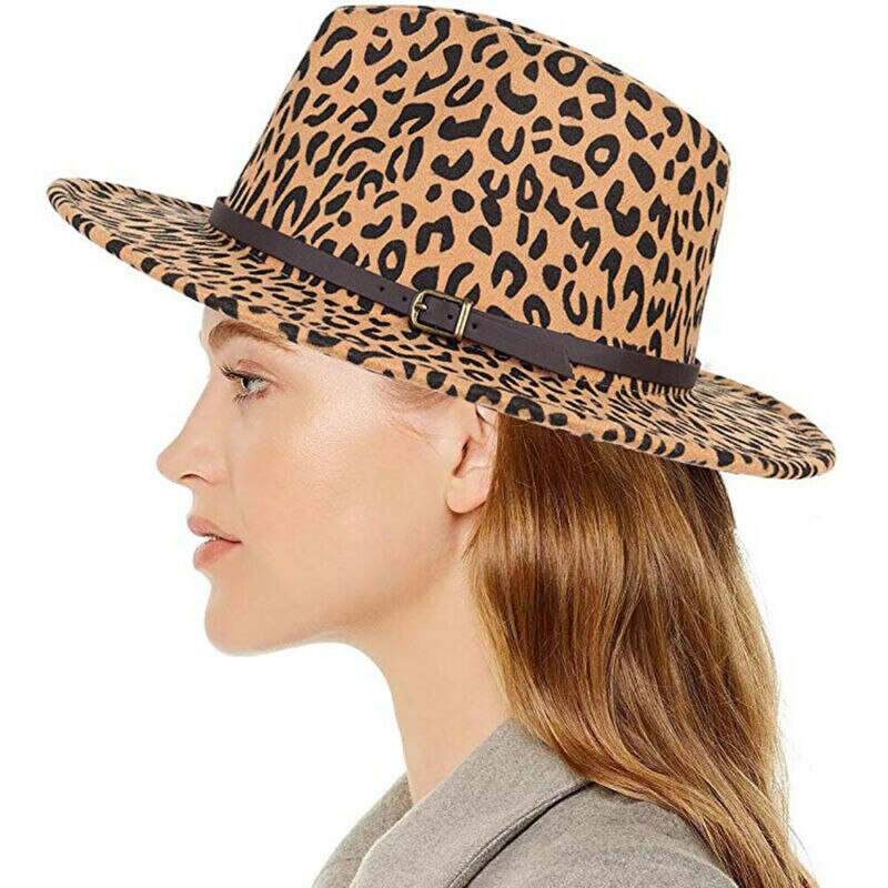 De Unisex duro fieltro Sombrero de Panamá Fedora Trilby sombreros gorras de mafioso de ala ancha