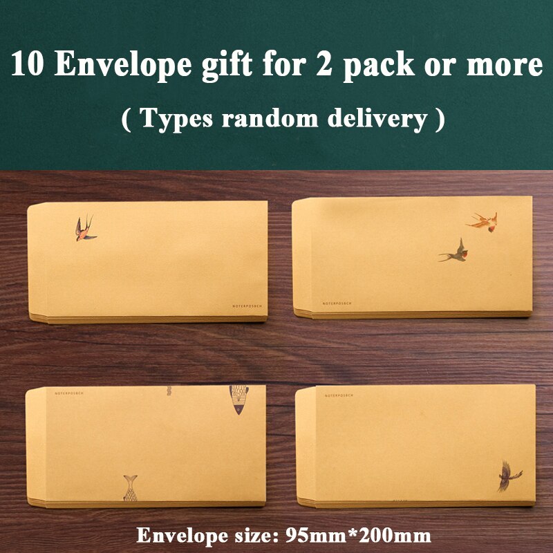 50 100 sheets A4/B5/A5 Vintage Kraft paper Writing Letter Stationery Romantic Note craft Paper painting packaging paper