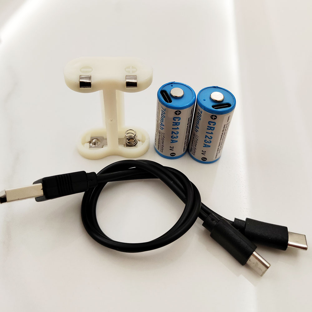 znter 2CR5 6V 1400mah TYPE C usb rechargeable polymer 2CR5 6V constant voltage lithium battery: Default Title