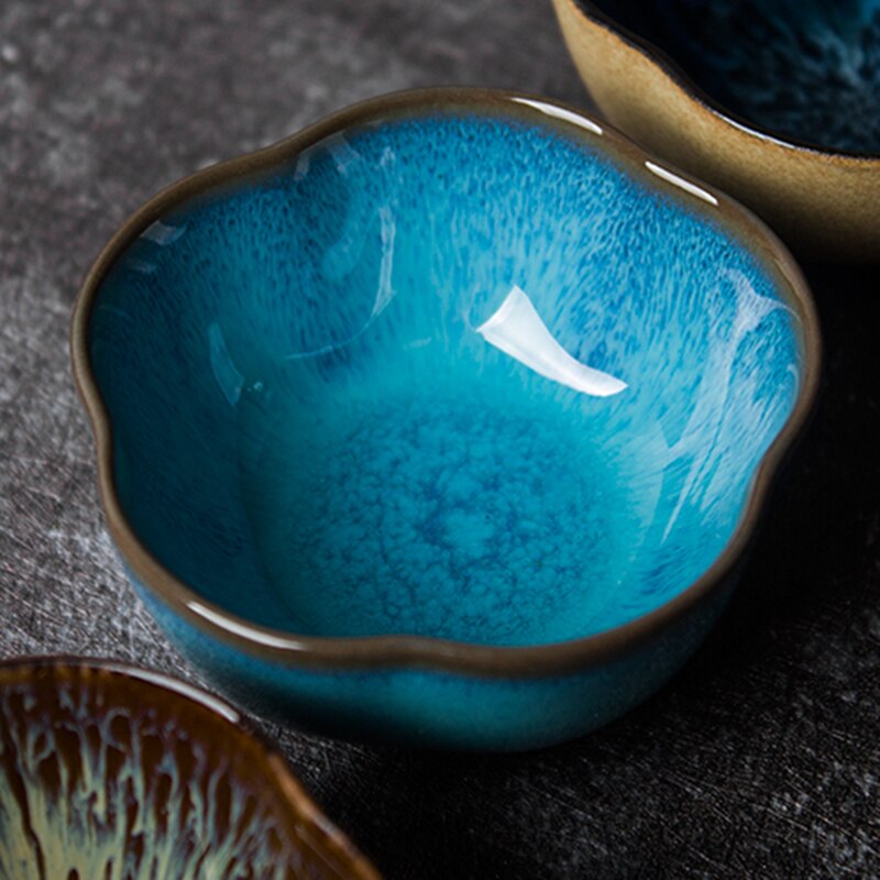 5 Stks/partij Oven Change Mooie Thee Kom Keramische Kung Fu Set Wijn Theekopje Theewaar Een Kopje Thee Koffie Mokken