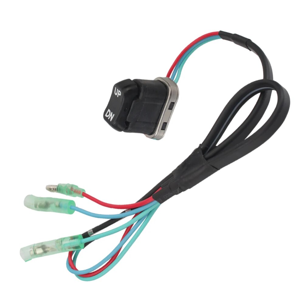 Automatic push button switch trim tilt switch mounting kit for r 4-- stroke engine marine ship accessories outboard remote control: Default Title