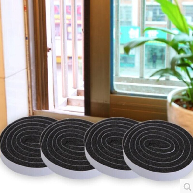 Self Adhesive Windows Seal Strip Crack Wind Blocker Soundproof Weatherstrips Door Window Noise Insulation Dust Sealing Tape