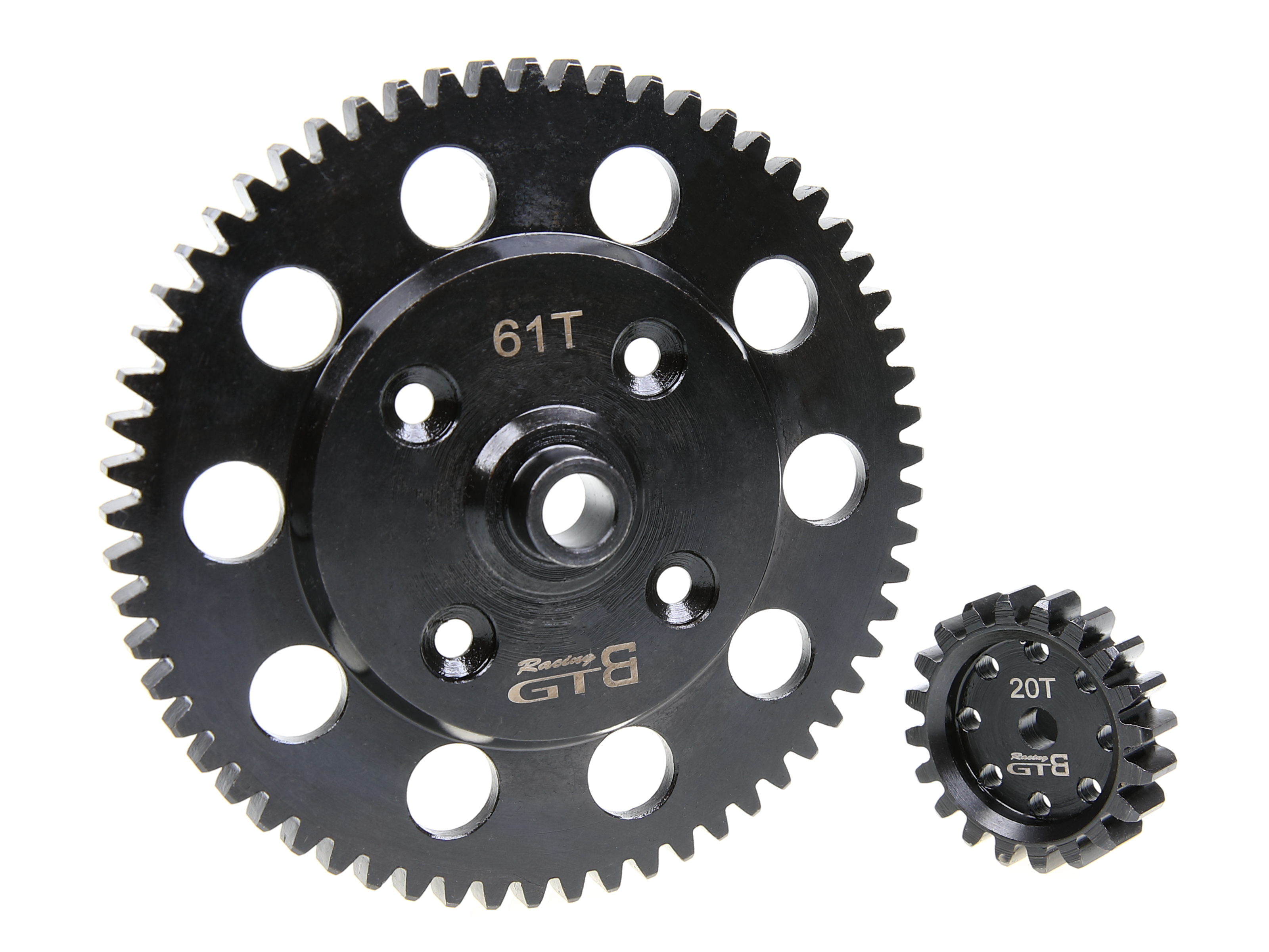 GTBracing 1:5 RC Auto LOSI DBXL 57 T/24 T 58 T/23 T 59 T/22 T 60 T/21 T 61 T/20 T Stalen Rondsel Tandwielen: Paars