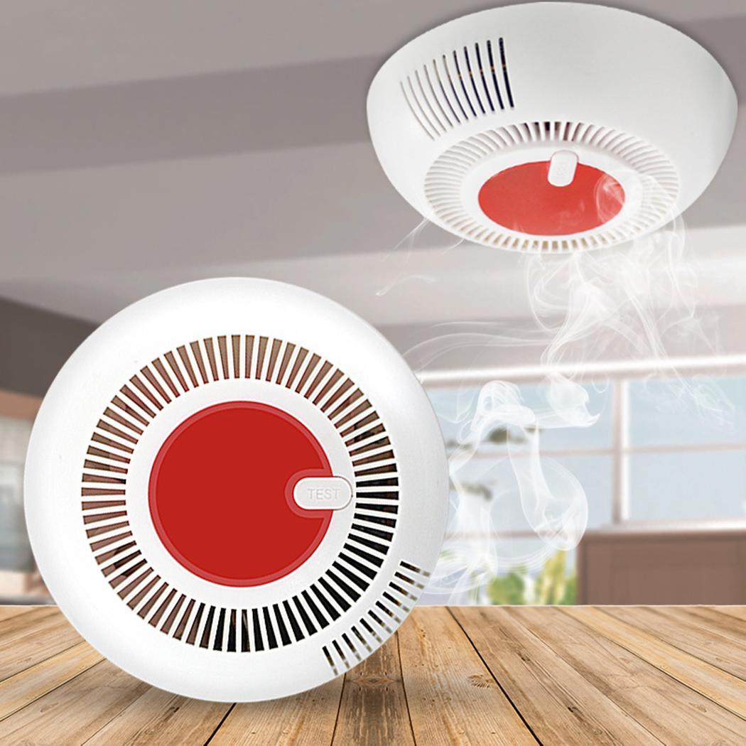 Fire Protection Smoke Detector Portable Alarm Sensors For Home Security Alarm System Indoor Mist AlarmDetector Sound&Light Alarm: independent type