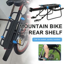 Mountain Bike Quick Release Bicycle Rear Rack Aluminum Alloy Rear Rack with Fender Mudguard Road Bike Carrier Holder Bike Shelf
