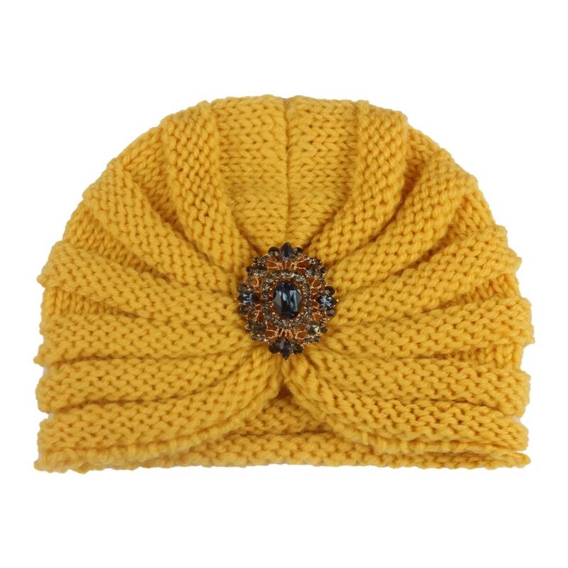 Herfst winter kinder gebreide muts capuchon baby wollen muts met boorcombinatie outdoor warme gebreide muts: 2