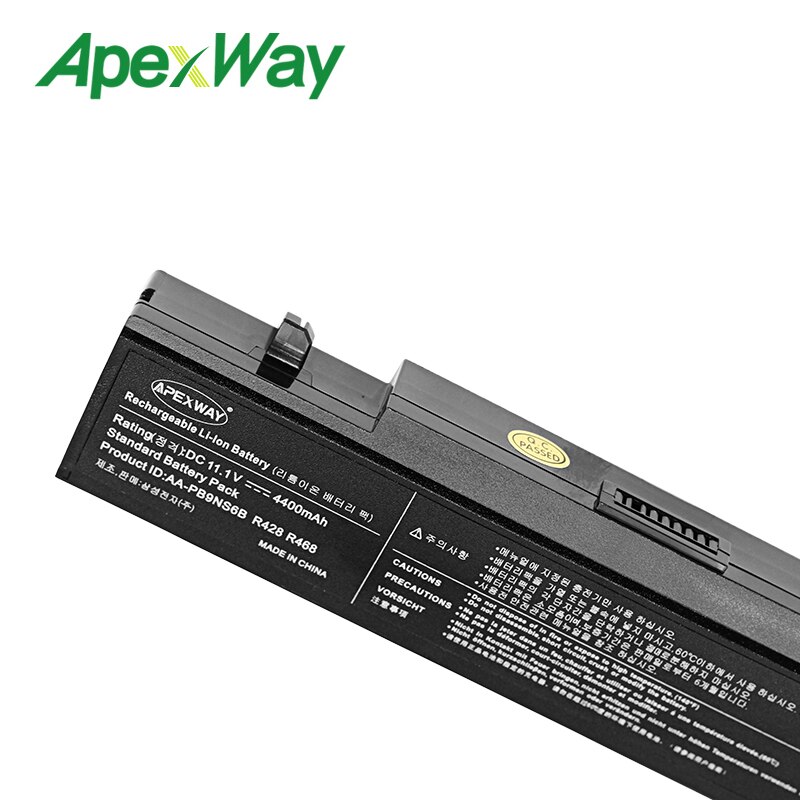 4400mAh batterie d'ordinateur portable pour Samsung NP300 RC710 RF411 RF512 RF711 RF712 RV420 RV440 RV509I RV520 RV540 RV72 AA-PB9NC5B AA-PB9NC6B