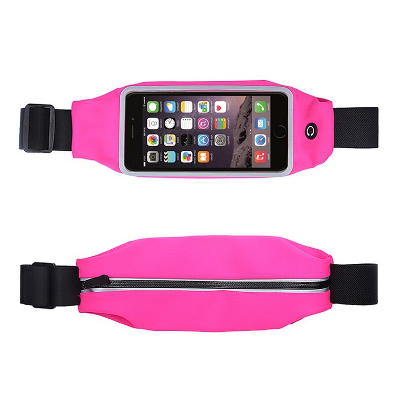 4.7 Inch Mobiele Telefoon Waterdichte Sport Running Taille Pocket Riem Case Voor Iphone 12/11 &amp; Xiaomi &amp; Samsung 4.7&quot;