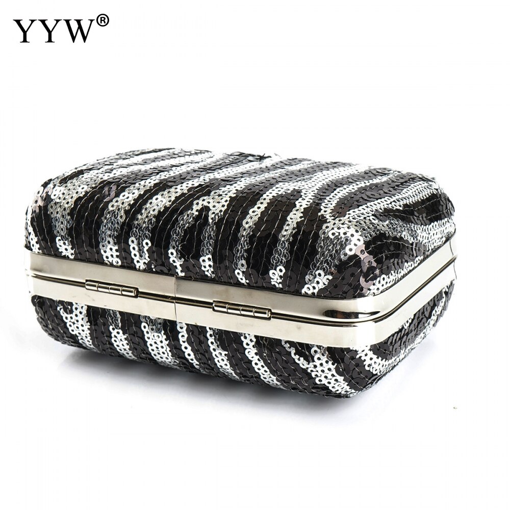 Plastic Avondfeest Clutch Bag Beroemde Croaabosy Zakken Met Chain Sequin Mini Purse Wedding Pochette Femme Dames Tassen