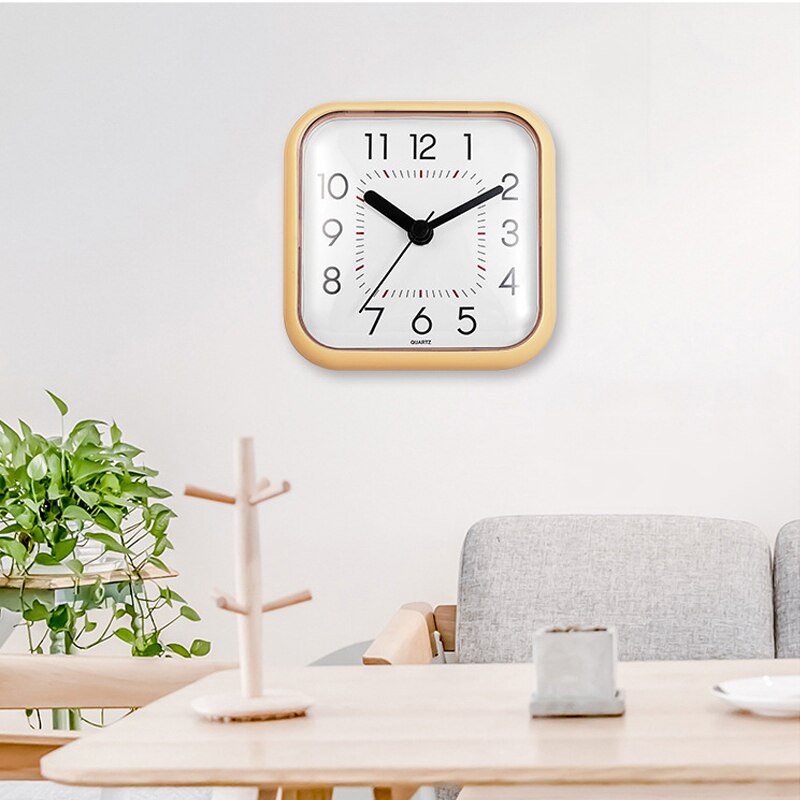 Digital Bathroom Wall Clocks Simple Electronic Wall Clock Waterproof Shower Watches Temperature Clocks Hanging Timer