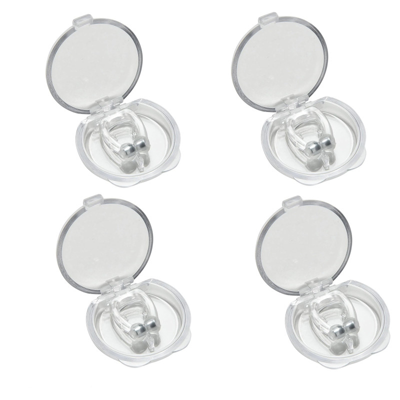 Dispositif anti-ronflement pour hommes et femmes, gadget de prévention contre le ronflement, élimination du ronflement, pince antarctique, sommeil silencieux la nuit: Marron