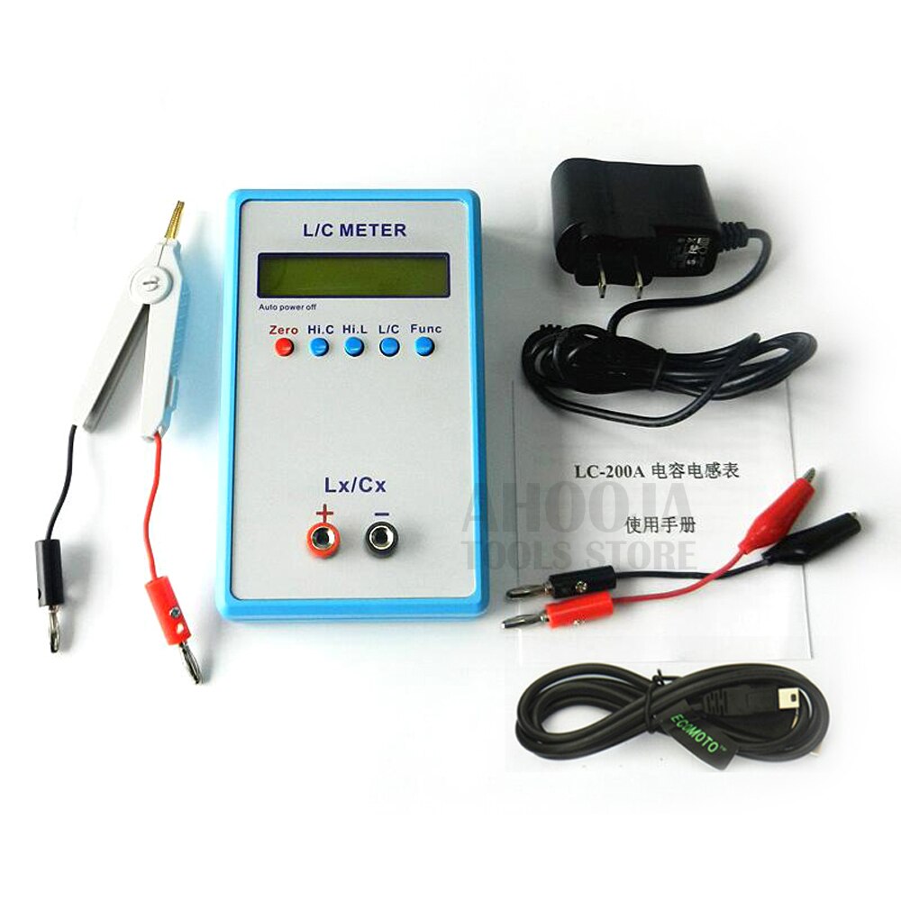 Digital Display High-Precision Handheld Inductance Capacitance Table LCR Digital Electricity Bridge Meter Measuring Instrument