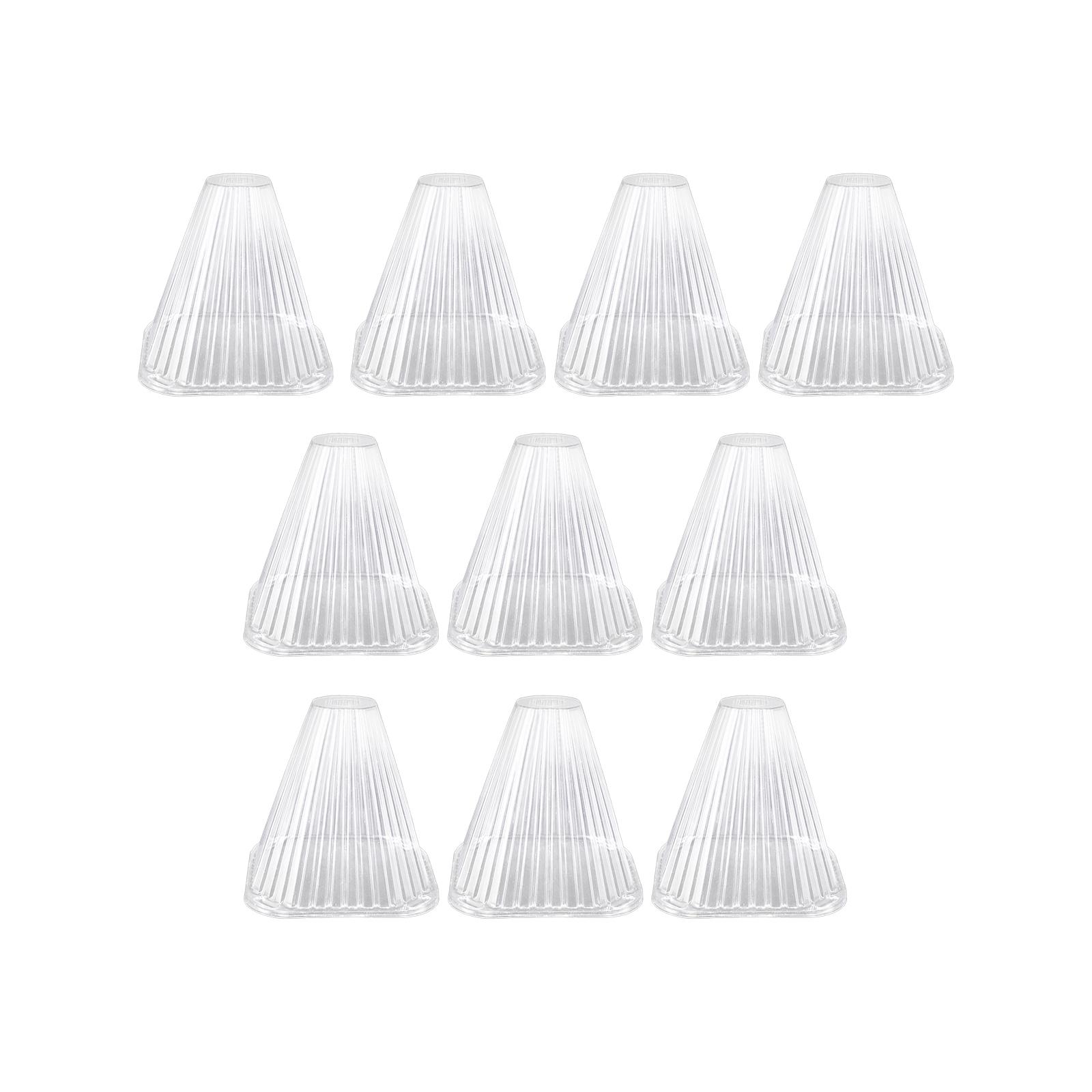 10 st trädgårdsklock kupol återanvändbart robust miniväxthus transparenta trädgårdstillbehör växtskydd trädgårdsväxter plantskoleskydd