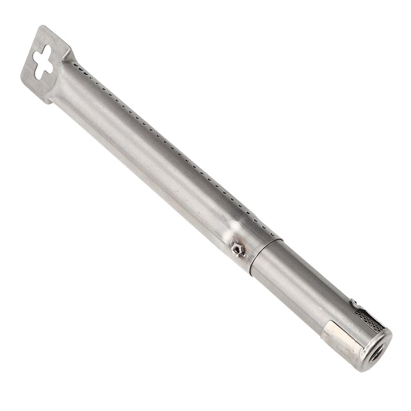 Replacement Straight Tube Burner for Weber, Universal Tube Grill Burner Adjustable Length Extends From 12 to 17.5 Inch
