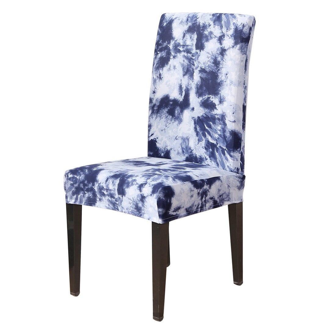 Stretch Dining Chair Covers Slipcovers Removable Chair Protective Covers Tie Dye Chair Cover Spandex Stretch Elastic Slipcovers: A