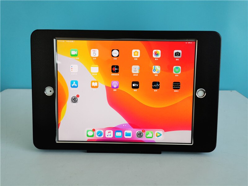 Schroef Fix Op De Muur, Commerciële Display Wall Draaibare Ipad 10.2 Inch 7th Gen Tablet Mount