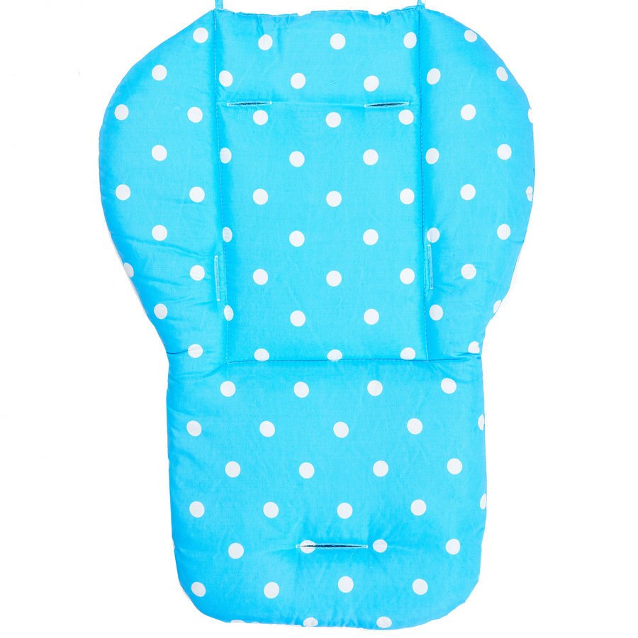 Doppelseitige Regenbogen Wasserdichte Baby Kinderwagen Sitzkissen Bunte Weiche Matratzen Wagen Sitz Pad Kinderwagen matt Zubehör: Blau