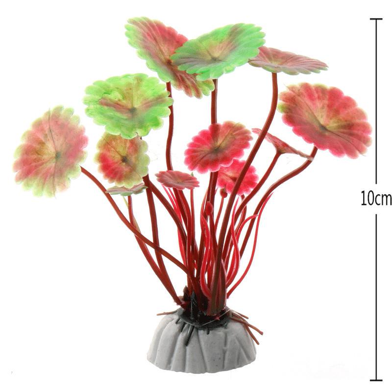 Bedste pris kunstig akvarie plante dekoration akvarium dykbar blomst græs ornament 10 stile valgfri 10-30cm: 183 røde