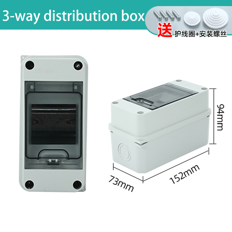 HT Serie Aansluitdoos 2/3/5/8/12/15/18/24WAY PC Plastic Outdoor Elektrische IP65 Waterdichte Verdeelkast schakelkast: Army Green