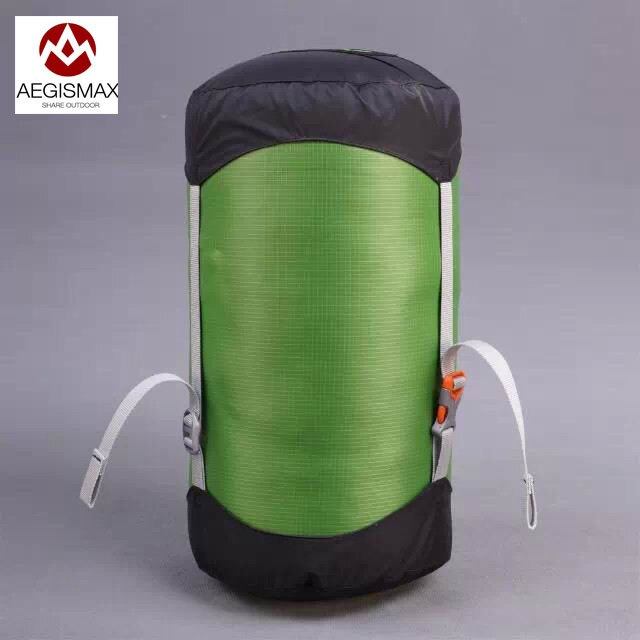 Aegismax 20d silnylon komprimeringssæk silikonebelagt opbevaringspose: M