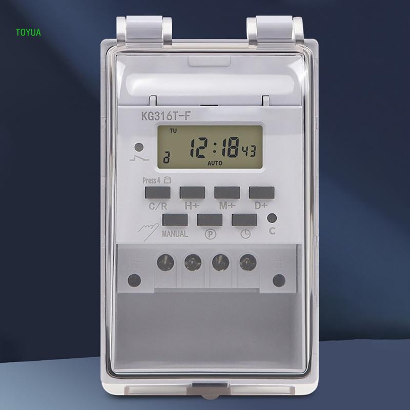 Programmable Digital Timer for Electrical, Indoor In Wall Light Timer Switches 220V 10Amp Electric Wall Timer for Appliances NM