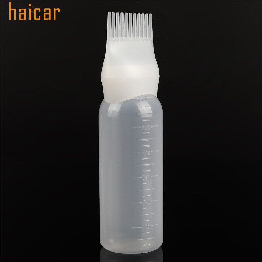 Bote aplicador de tinte para el cabello 1 unidad dispensado de coloración del cabello en salón teñido con cepillo 170613