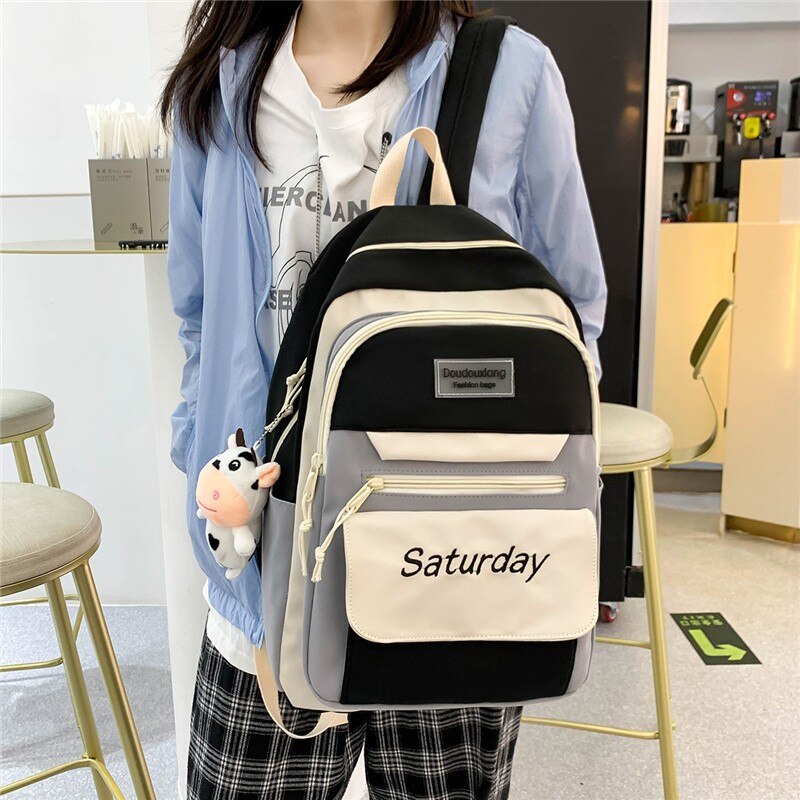 Mochila Escolar Kawaii para mujer, mochilas de estilo coreano para adolescentes, mochilas escolares para niñas y estudiantes