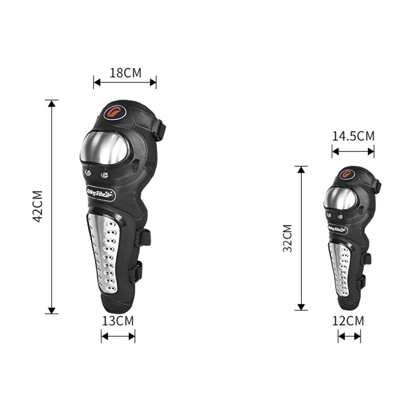 Motor Kit Knie & Elleboog Protector Shield Pads Roestvrij Pads Racefiets Off-Road Voertuigen Motorfiets Beschermende Gear
