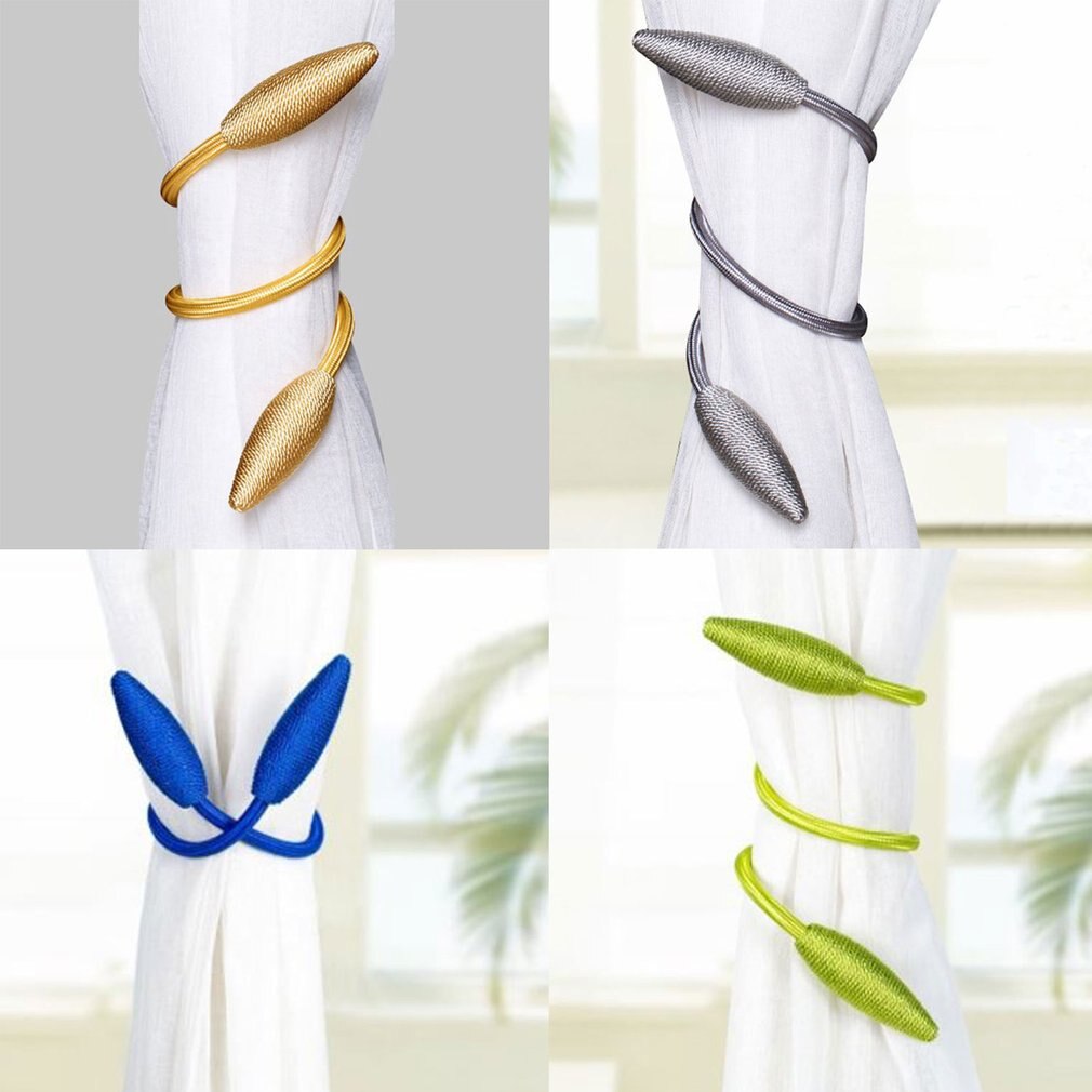 Arbitrary Shape Strong Curtain Tiebacks Alloy Hanging Belts Ropes Curtain Holdback Curtain Rods Accessoires Curtain Ring