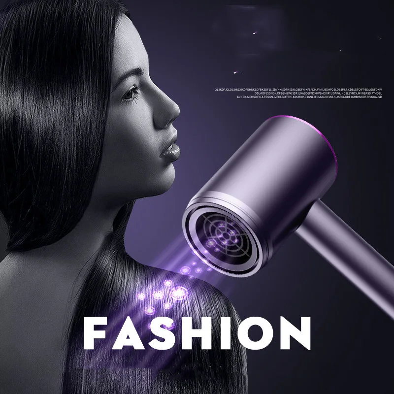 Secador de cabelo de alta qualidade e baixo preço frete grátis disponível em ue, eua, reino unido plugues 110v ~ 240v tensão escova de cabelo elétrica de segurança