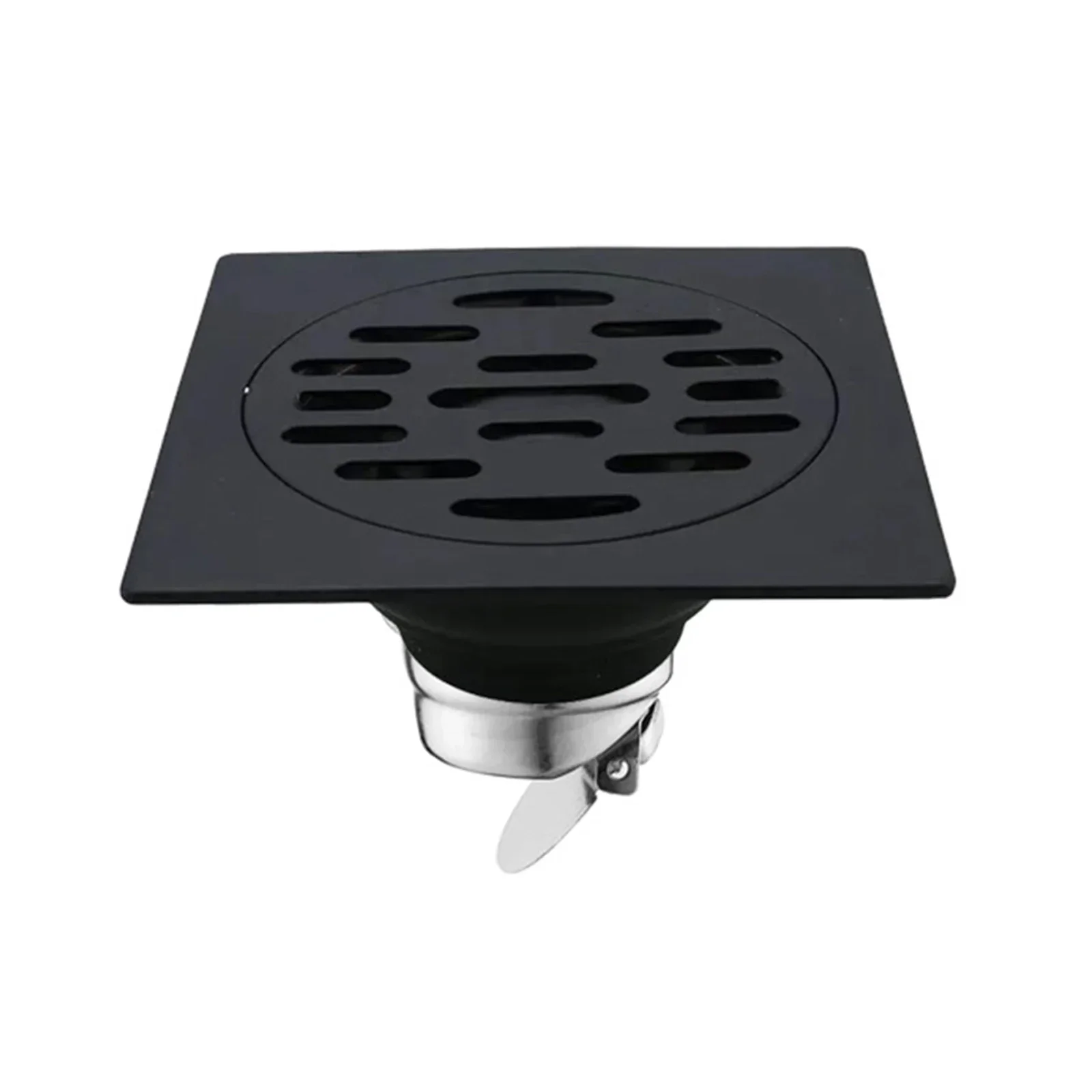 1pc Shower Floor Drain Backflow Preventer Stainless Steel Floor Drain Bathroom Insect Proof Anti-odor Sewer Drainage Cover: WHITE