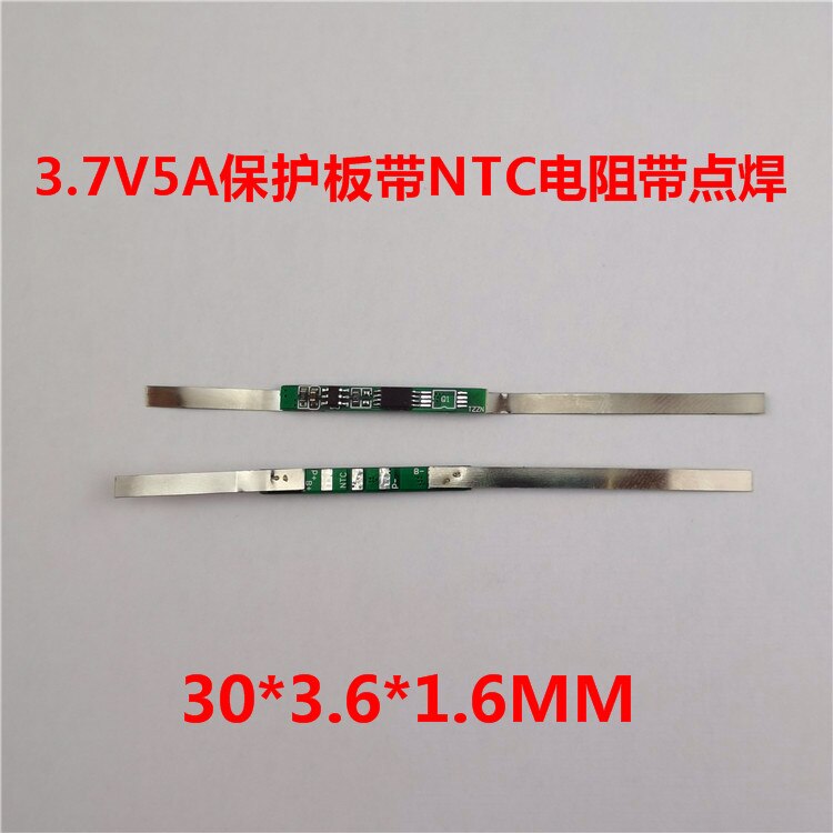 3.7V 5A Protection Board with NTC Resistance with Spot Welding