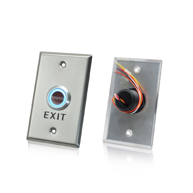 Sensor de luz LED sin NC, botón de salida, interruptor de liberación para cerradura de puerta, acceso de abridor de puerta