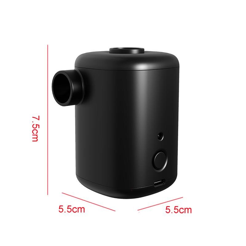 Outdoor Mini Luchtpomp Elektrische Luchtpomp Draadloze Mini Draagbare Opblaasbare Luchtpomp Usb Oplader Voor Zwemmen Ring Opblaasbare Boot