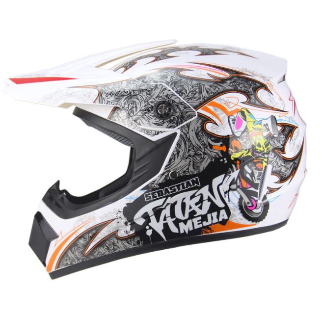 Mat Zwart Helm Kind Baby Latka Motocross Full Body Protect Armor Moto Helm Knie Elleboog Guard Hoofd protector Fietsen combin