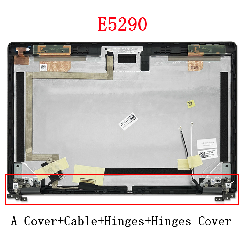 Nowy oryginalny dla Dell szerokość 5280 5290 E5280 E5290 serii 12.5 cal laptopa LCD tylna pokrywa/kabel/zawiasy/zawias pokrywa E5280 E5290